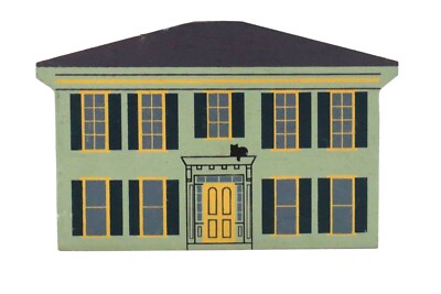 The Cat s Meow GRAND HAVEN Series X Wood Block Home 1992