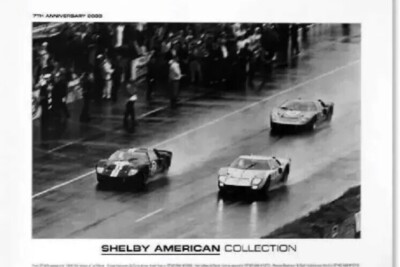 Ken Miles,The Ultimate 6 Set 24 Hrs Le Mans & Riverside Inter.Raceway Car Poster