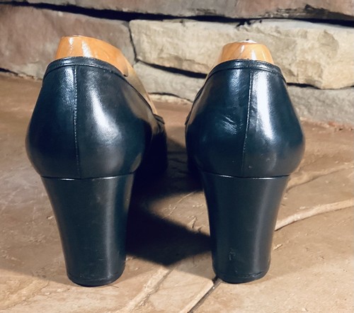 Vintage GUCCI Italy GG Logo Luxury Slip On Dress Loafers Shoes US9.5, EU40.5,7UK - Picture 5 of 12