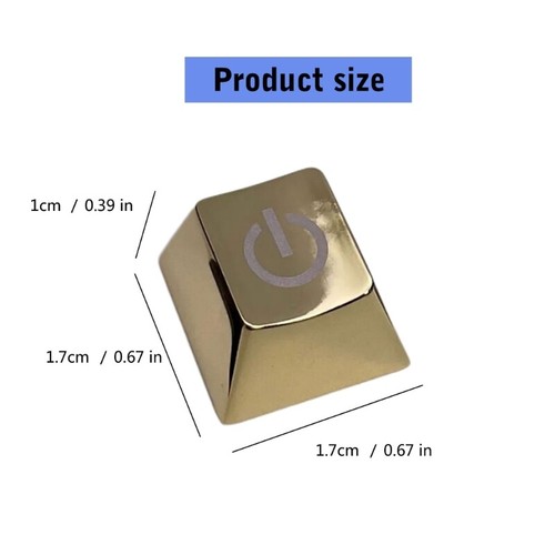 Alloy Metal Keycap Keycap Engraved Pattern For Mechanical Keyboards - Picture 8 of 11