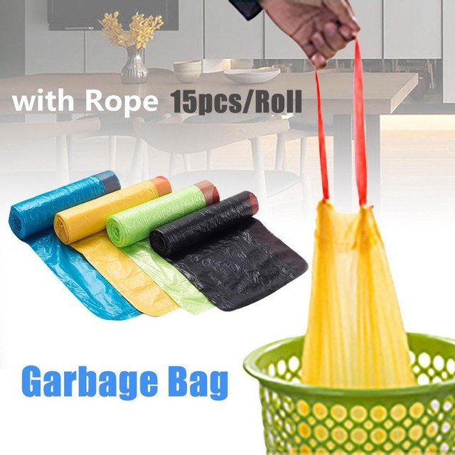Drawstring Kitchen Accessories Rubbish Trash Bag Cleaning Supplies Garbage Bag Drawstring Kitchen Accessories Rubbish Trash Bag Cleaning Supplies Garbage Bag