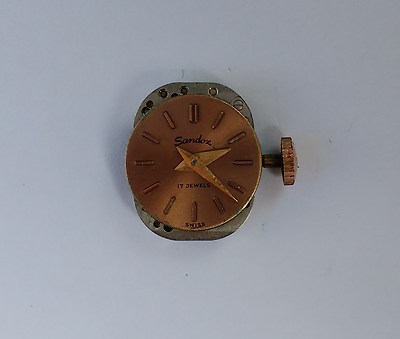SANDOZ women's movement watch not running - 17 jewels - Swiss made in