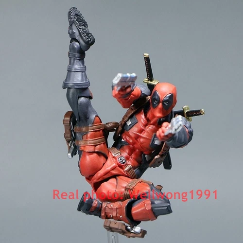 Amazing Yamaguchi Revoltech NO.025EX Deadpool Action Figure Toy China VER 16cm - Picture 11 of 12