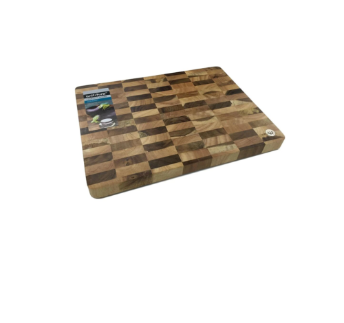 NEW Wiltshire 141020 End Grain Chequered Chopping Board - 40 x 30cm Area - Picture 1 of 1
