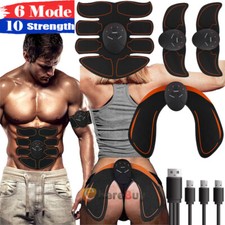 Muscle Stimulator EMS Ab Trainer Tens Unit Portable Stimulater Abs Massager Tool