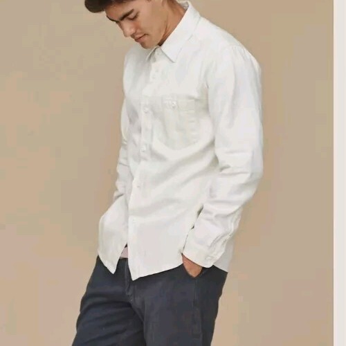 NUEVO CON ETIQUETAS Jungmaven Topanga Camisa Chaqueta Cáñamo Cazadora Café Grano Unisex Para Hombre M $225 - Imagen 10 de 12
