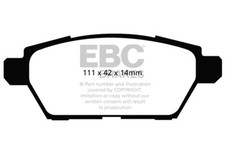 Pastiglie freno posteriori EBC Yellowstuff per Mazda 6 2.3 Turbo MPS GG 260CV 2005>08