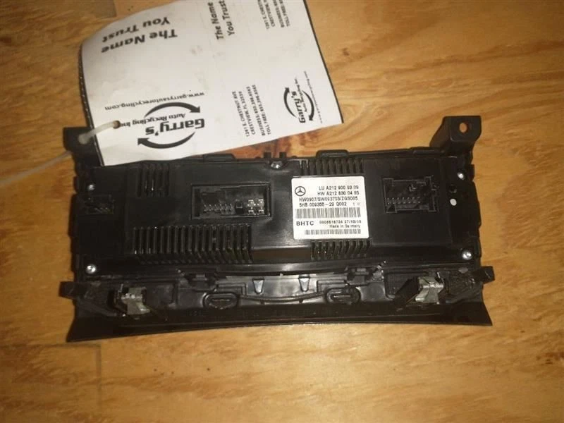 Temperature Control 212 Type Sedan E350 Fits 10-13 MERCEDES E-CLASS 586897 Foto 3 de 4