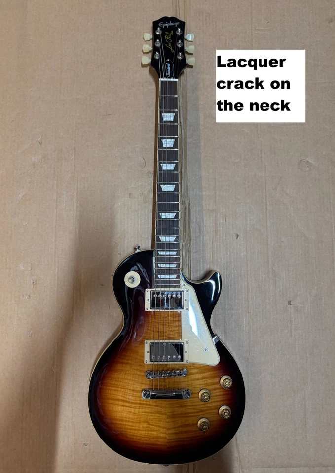 Epiphone - Les Paul Standard 50s Figured Top - Bourbon Burst, HH, No Tremolo, La, photo 1 of 5