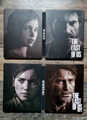 2x The Last Of Us Part I + II Limited Custom Steelbook PS4/PS5 *Kein Spiel* Set
