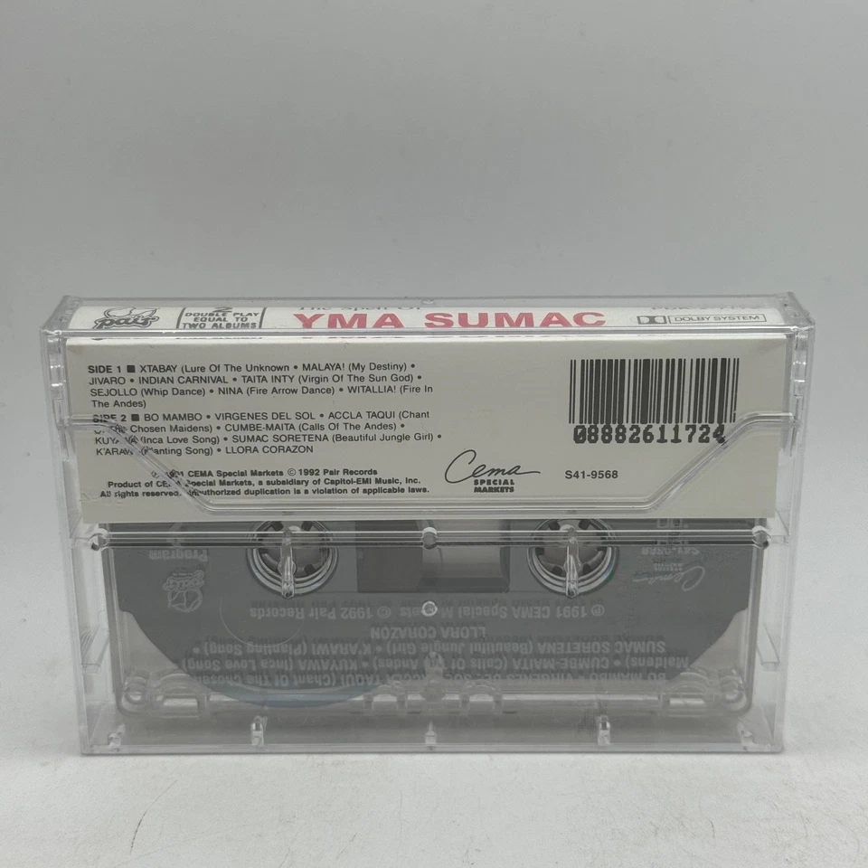 Yma Sumac - The Spell Of Yma Sumac Cassette 1992 Jazz Mambo SEALED NOS - Image 2 of 4