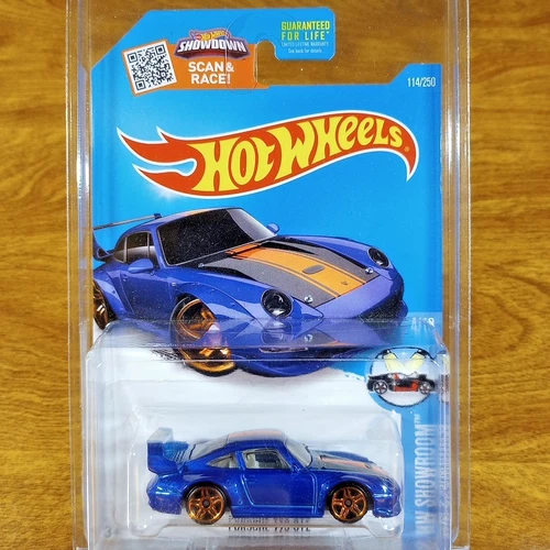 Hot Wheels HW Showroom 4/10 Porsche 993 GT2 Dark Blue Malaysia 2016