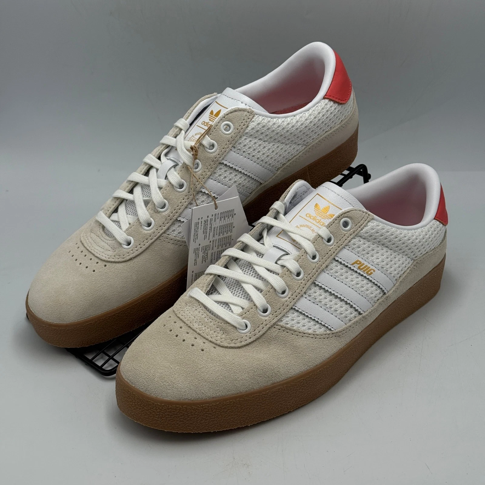 Scarpe da interno Adidas Originals Puig UK10 Wonder bianche bianco nuvola gomma