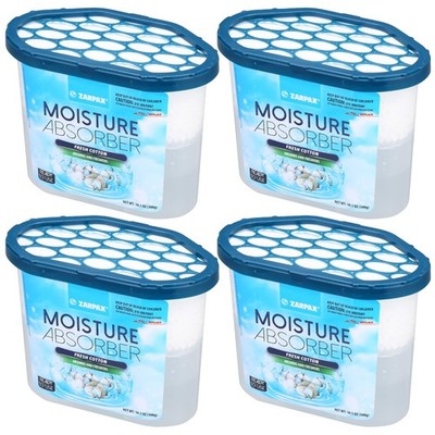 ZARPAX Moisture Absorber Fresh Cotton 10.5 Ounce (Pack of 4),