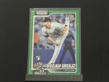 2026 Topps Series 1 Wikelman Gonzalez RC #167 Green Rainbow glitter Foil /99!