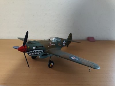 Tamiya P-40 Kitty Hawk 1:48  Gebaut
