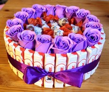  Pralinen Torte, Geschenk,Geschenkbox Süßigkeitenkuchen Geburtstag 