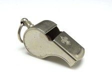 Vintage Official Boy Scouts Of America Metal Whistle Made In USA (BOA)