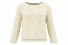 Womens Love Kitwear Size 10 UK '' Pullover Jumper Beige Round Neck Long Sleeve