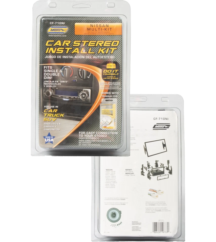 Metra Car Stereo Install Multi-Kit Fits 1996-04 Nissan Pathfinder Model CF-710NI - Image 2 of 4