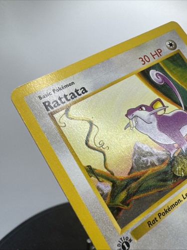 Pokémon TCG Base Set Rattata 61/102 1st Edition Shadowless - Picture 5 of 22