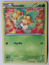 Sewaddle 8/135 VLP - Plasma Storm Pokemon Card - Atsuko Nishida