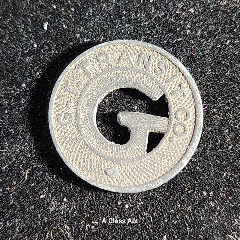 ERROR Grand Island Transit Company (Nebraska) transit token - NE420E. B1660