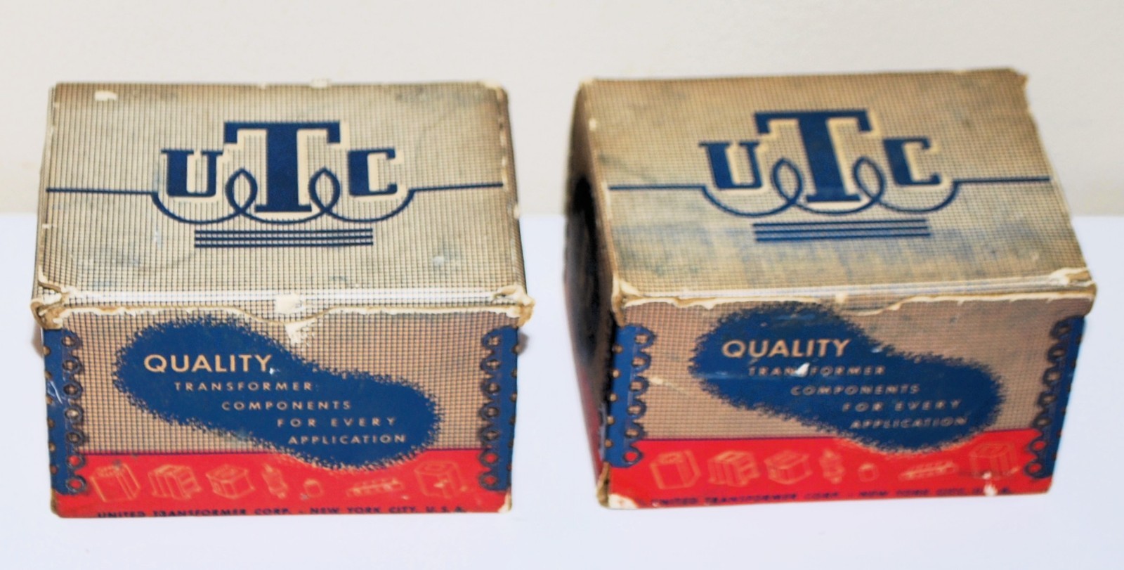 1 Pair of  NOS VINTAGE UTC   LS-12 X INPUT TRANSFORMERS