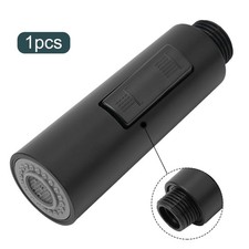 1pcs Pull Out Spray Shower Head Setting 85 30mmKitchen Spare Tap Sprayer Black