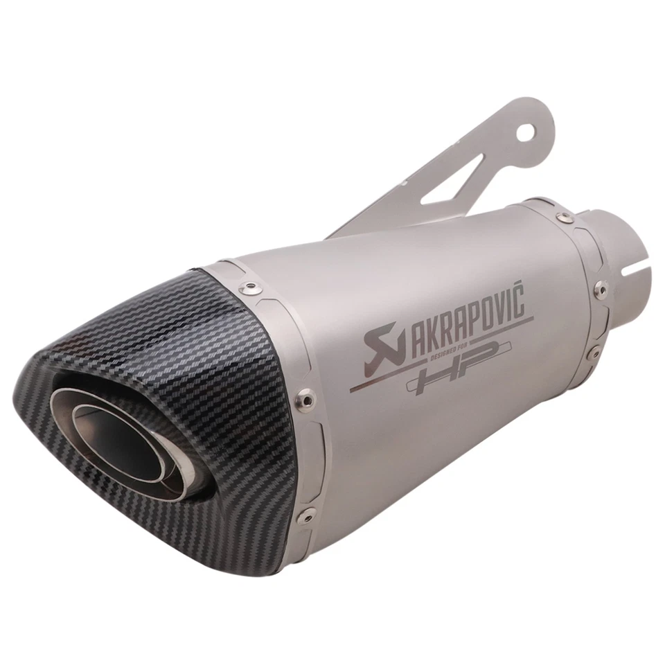 Puntas de silenciador de tubo de escape deslizables 60 mm para BMW S1000RR 2010-2014 S1000R 2010-16 Foto 2 de 4