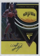 2020-21 Panini Flux Ultraviolet Signatures Lonnie Walker IV #UV-LWK Auto 10qe