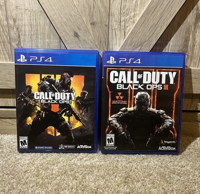 PlayStation 4 PS4 Call Of Duty Lot of 2 Black Ops III & IIII. 