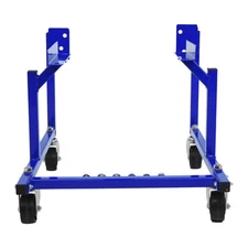 High Quality 1000lbs Auto Engine Cradle Stand Fit For Ford With Dolly Wheel Blue
