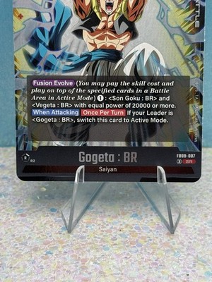 Dragon Ball SCG Fusion World Dual Evolution Gogeta : BR FB09-007