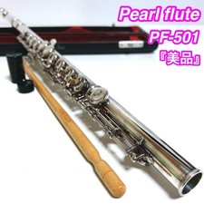  Good condition Pearl PF-501 Flute Pearl Mirror finish E mechanism