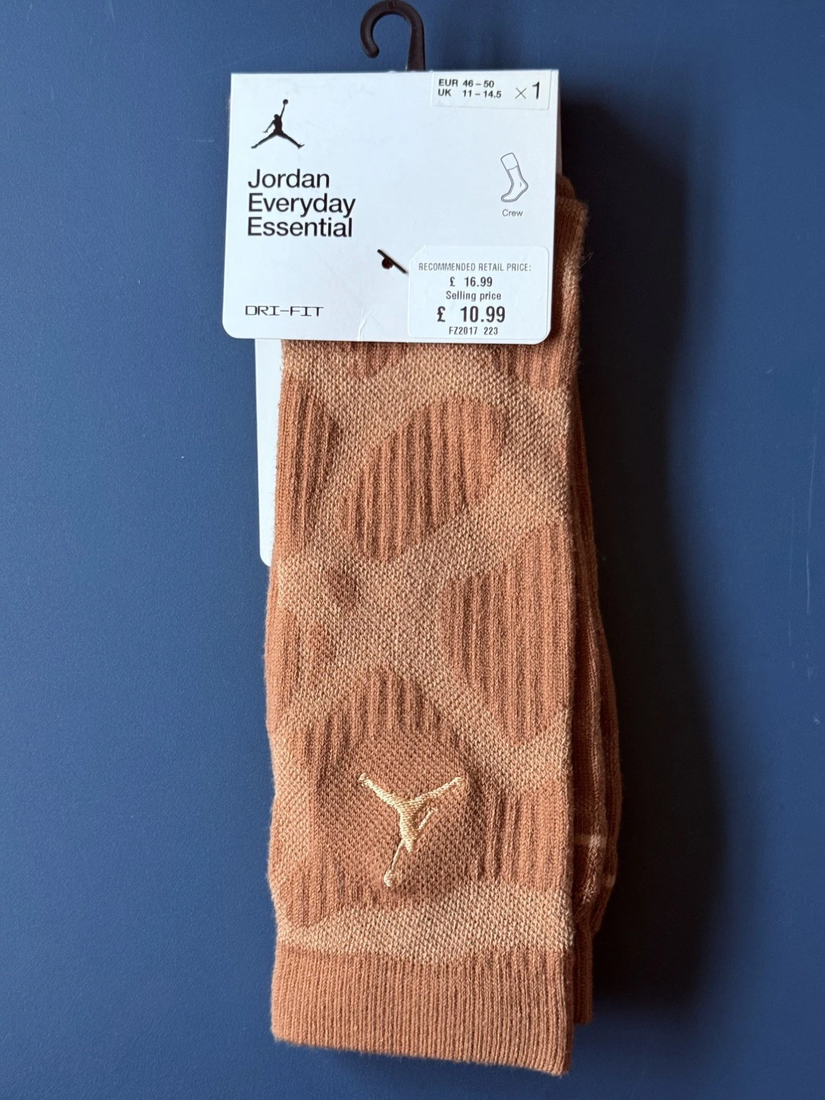 Nike Jordan Everyday Essential Crew Socks (1 Pair) Men’s Socks UK 11-14.5 XL