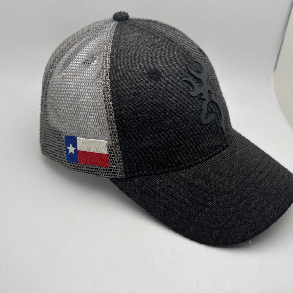 Gorra gorra con logotipo de ciervo Browning malla de camionero adulto SnapBack Texas OSFA GR46 Foto 2 de 4
