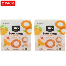 Whole Foods Market, Gummy Rings, Peach, 6…