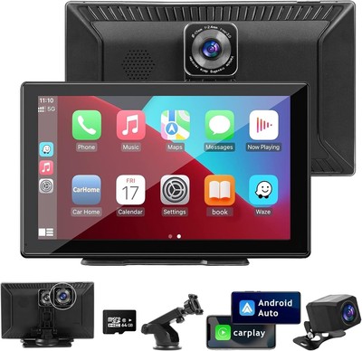 9.3'' Carplay Screen for Car with Backup Camera, 2.5K , Android Auto Compatible