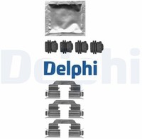 Delphi LX0665 ZubehöRsatz FüR Scheibenbremsbelag ZubehöRsatz Bremsbelag