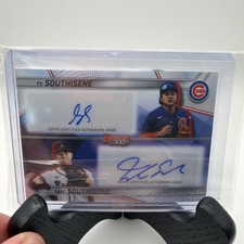 2025 Bowman's Best Dual Refractor Auto /75 Ty & Tate Southisene Braves cubs mlb