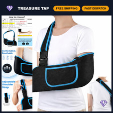 Lightweight Breathable Arm Sling, Shoulder Immobilizer, Adjustable Mesh Support