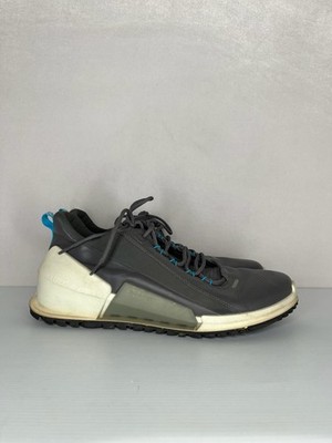 ECCO Biom 2.0 Shoes Mens Size 10.5 Gray Leather Walking Hiking Trail Sneakers