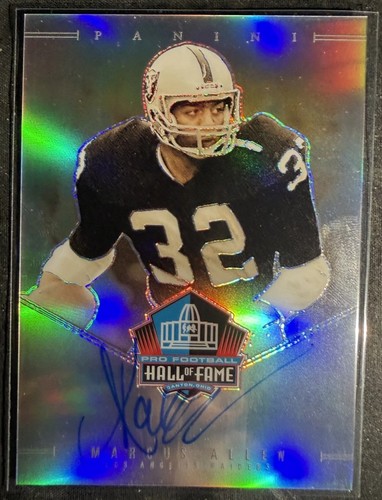 MARCUS ALLEN - 2025 Panini National Treasures - Hall Of Fame On Card AUTO 41/50