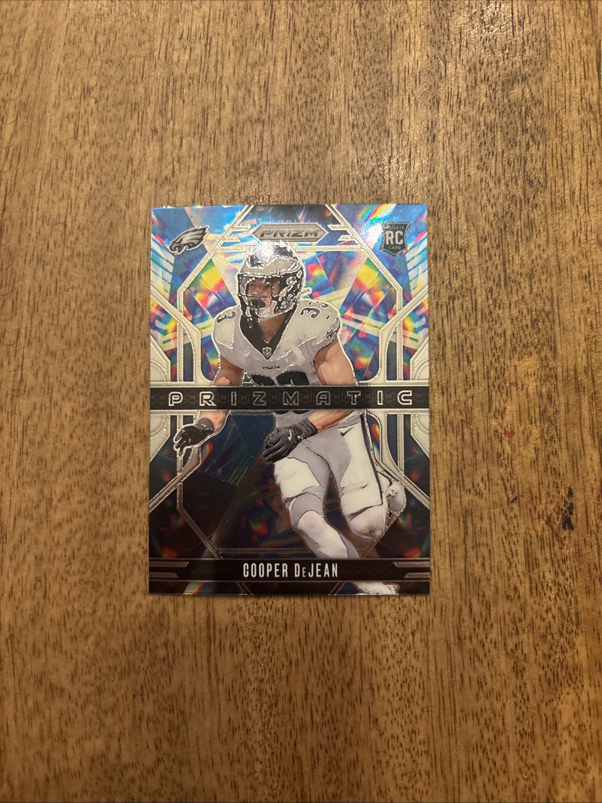 2024 Panini Prizm Prizmatic SP Cooper DeJean Rookie Card Philadelphia Eagles