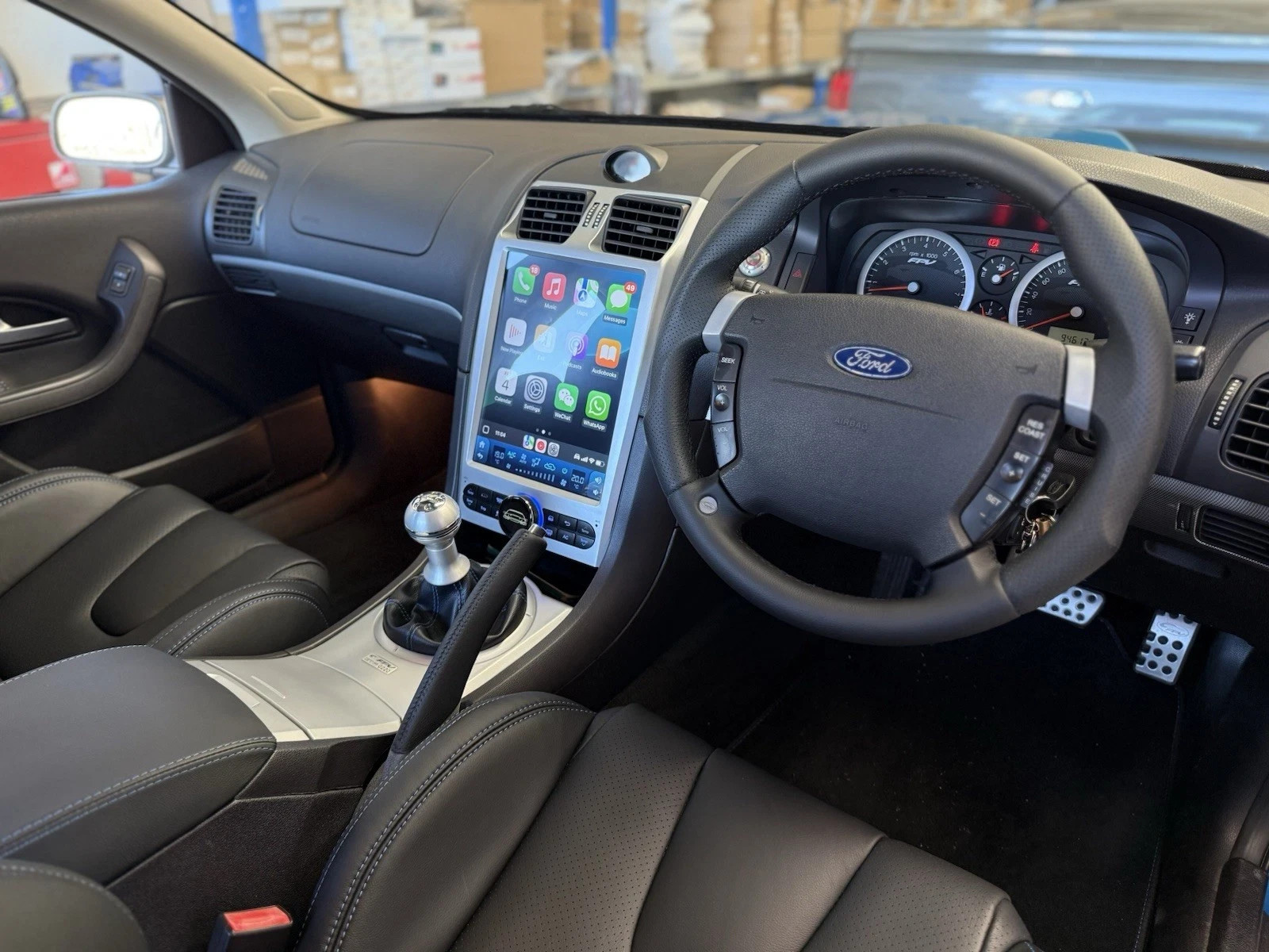 Ford Falcon Ba Bf Unit | SatNav | Wireless Apple CarPlay + GPS | 12.1 Inch | V6