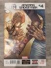 Amazing Spider-Man #4 (Marvel 2014) 1st Silk Signed Sketch Humberto Ramos NM