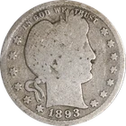 1893-S Barber Quarter
