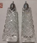 2 Pair Of Vintage Glass Salt & Pepper Shakers — photo 1