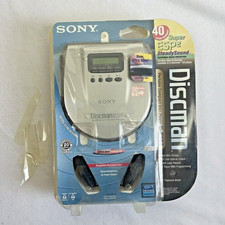 NEW VTG  SONY Discman D-E4561  Silver  Super ESP2  Steady Sound  Ultra Slim
